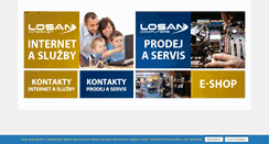 Desktop Screenshot of losan.cz