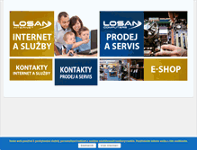 Tablet Screenshot of losan.cz